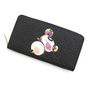 Louis Vuitton Empreinte Zippy Wallet Panda Takashi Murakami black
